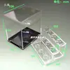 Soporte de Exhibición de Minerales para Gatos Acrílico Caja de Exhibición de Minerales de Cristal Caja de Almacenamiento de Bola de Cristal de Gema Estándar