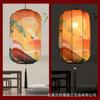 Farol antiguo de estilo chino para exteriores, restaurante, hotel, calle, lugar pintoresco, centro comercial, decoración colgante de flores, farol rojo de pared para Internet