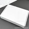 Caja de avión en blanco y negro sin impresión, embalaje de cartón para entrega exprés, tarjeta, cuenta de mano, embalaje para regalo, caja de avión extra dura y engrosada