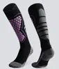Meias de Esqui para Homens, Meias Longas Grossas Quentes de Inverno para Mulheres, Profissional para Ciclismo, Montanhismo, Corrida, Caminhada, Meias de Compressão Meia-Panturrilha