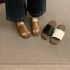 Pantuflas Planas para Mujer Verano 2025 Nuevas de Gama Alta para Salir en Verano Playa Francesa Chanclas