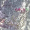 Tomoni&No Te Pierdas las Pegatinas para Manicura Bronceadas Estilo Ligero Maduro Ins Pegatinas para Uñas Forma de Alta Gama Corazón Joyería Material