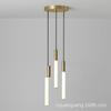 Novo estilo de luz de luxo Internet famoso único lustre pequeno com personalidade criativa moderna simples armário quarto principal linha longa lustre cabeceira