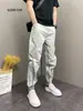 Calça Cargo Solta Nova Tendência de Verão Versátil com Textura de Alta Qualidade, Adequada para Esportes ao Ar Livre e Uso Casual, Calça Jogger Elástica de Alta Qualidade