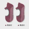 Calcetines cortos de algodón puro para yoga para mujer, finos de verano, transpirables, antideslizantes, para Pilates, danza, deportes, fitness, calcetines tipo boat profesionales