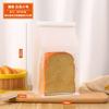 Envío gratis bolsa para pan tostado alambre rizado autocerrable horneado snacks bolsa de papel para alimentos a prueba de aceite papel kraft en stock al por mayor