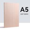 Plantilla de grabado en madera de tilo de doble cara, tablero de dibujo A2A3A4A5, herramientas de material de grabado, carpintería, grabado, madera contrachapada
