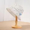 Sombrero de Pescador de Moda de Doble Cara para Mujer, Protección Solar, Plegable, Adelgazante de Rostro, Versátil, Sombrero de Cubo de Malla Casual