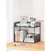 Estante de Mesa para Livros Estante de Mesa Multicamadas para Escritório Estante Pequena Simples para Janela de Sacada Armazenamento Pequeno Armário