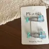 Novo Clip de Cabelo de Coelho Transparente Colorido Pequeno Prendedor de Cabelo Grampo Lateral Elástico