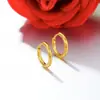 Pendientes Circulares Geométricos de Acero Inoxidable Xuping Clásicos para el Día a Día Fáciles de Combinar Pendientes Minimalistas Elegantes Estilo Europeo y Americano Venta al por Mayor para Mujeres