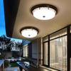 Nueva lámpara de techo china para exteriores, puerta de vidrio, sala de estar, pasillo, dormitorio, puerta, patio, lámpara de inducción para balcón exterior