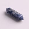 Colgante de Collar de Piedra Natural Cristalina Hexagonal Doble Punta Pilar Piedra de Yoga Accesorios de Piedra Desnuda Aproximadamente 32X8mm