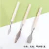 Espátula de pintura acrílica raspador de pintura a óleo bastão de pintura a óleo raspador artístico especial faca de pigmento faca de pintura gouache