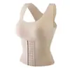 Sujetador Moldeador Postparto Faja Fina para Barriga Mujeres Cintura Ajustada Belleza de Vientre con Almohadilla en el Pecho Chaleco Corrección de Joroba Ropa Interior Venta al por Mayor