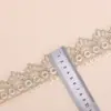 Encaje bordado de encaje soluble en agua de colores para cortinas, cojines de sofá, almohadas, encaje decorativo hecho a mano para manualidades DIY y accesorios de ropa