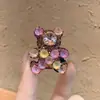 Accesorios para el Cabello Estilo Dongdaemun Coreano Clip para el Cabello Súper Brillante con Pedrería de Cristal Pinza de Pato Pinza Lateral Pinza Bb Pasador Adorno para el Cabello