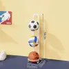 Estante de Almacenamiento para Baloncesto, Estante de Almacenamiento para Pelotas del Hogar, Estante Plegable de Almacenamiento para Equipamiento Deportivo de Fútbol, Estante Organizador de Múltiples Niveles para Interiores