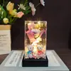 520 Flor Eterna Cobertura de Vidro Buquê de Rosas de Sabão Dia das Mães Dia dos Namorados Presente para Casal Ornamento Decorativo Criativo