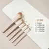 Set de Pinceles de Maquillaje para Principiantes Flor de Durazno para Sombra de Ojos, Rubor, Contorno y Sombreado de Nariz - Set Completo Portátil para Principiantes - Cangzhou