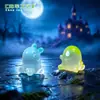 Nuevo producto transfronterizo: figuritas translúcidas de monstruos de colores, lindos accesorios decorativos para manualidades, pequeños adornos para coches y escritorios