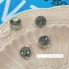 Nueva Lima de Manicura Joyería de Diamantes Lujo Accesible Super Brillante Cristal Rosa Luna Llena Cuadrado Grueso Decoración de Uñas Diamante Bola de Diamantes de Colores