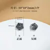 Accesorios de plata antigua, portacuentas, portaflores, tapas para cuentas, separadores de cuentas, almohadillas, accesorios para pulseras de cristal para manualidades, plata 99.9%
