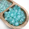 Cuentas Redondas de Vidrio Florales Agrietadas Transparente, Cuentas de Vidrio, Cuentas Sueltas, Materiales para Bisutería Hecha a Mano DIY, Accesorios para Joyería de Pulseras al por Mayor