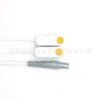 Cable de Clip para Oreja de Fisioterapia para Dormir de Alta Calidad 2 Pines Remo Macho a Sr+Abs Blanco Cable de Clip para Oreja con Pieza de Algodón