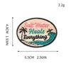Patches Bordados Estilo Ins de Verão Feitos Sob Medida para Carros Esportivos, Pranchas de Surf, Chapéus Bordados em Computador, Bolsas, Roupas Patches DIY