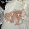 Gelatina de Leche ~ Ropa Interior de Seda Helada de Cintura Media para Chicas de Verano y Mujeres Jóvenes, Calzones Lindos sin Costuras de Lunares para Mujeres, Estilo Delgado
