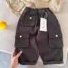 Pantalones para Niños Otoño Pantalones Cargo Estilo Urbano Pantalones Largos Ropa de Abrigo Atuendo de Otoño para Niños Bebé Niños Ropa Infantil Elegante de Moda