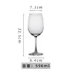 Taça de Champanhe, Copo Espesso de Vidro para Hotel, Taça Alta para Vinho, Copo de Degustação para Bar, Taça Borgonha para Restaurante, Taça para Vinho Tinto