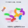 Mini Grande Colorido Modelo de Jujuba Simulação Doce Macio Boneca de Açúcar Qq Casa de Bonecas DIY Acessórios de Decoração de Sobremesa Feitos à Mão
