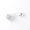 Piercing para el ombligo de acrílico UV, superventas en Amazon. Joyería para el ombligo con hebilla y clavo para el ombligo, superventas en Europa y América.