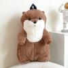 Oso Bobby Lindo Suave Lindo Nutria Mochila Peluche Juguete Muñeca Nutria Marina Preescolar Bolsa Transfronteriza Agarrar Muñeca