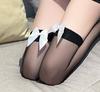 Meias Femininas Sexy de Renda Estilo Japonês para Afinar as Pernas, de Comprimento Médio, Acima do Joelho
