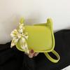 Bolsa de Mão Pequena Tendência para Mulheres Primavera 2026 Estilo Coreano Design de Nicho Cor Doce Pequena Bolsa Quadrada Popular Mini Bolsa para Batom