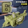 Juguete de Deformación Digital para Niños Robot Combinado Mecha King Kong Set de Coches Regalo Educativo de Cumpleaños para Niños y Niñas