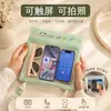 Bolsa à Prova d'Água para Celular Compatível com Tela Sensível ao Toque Grande Capacidade Bolsa Selada com Airbag Transparente para Flutuação, Natação, Snorkel Bolsa à Prova d'Água Transversal