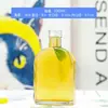 Garrafa de Bebida de Suco de Café de Extração a Frio 250ml Celebridade da Internet Estilo Ins com Tampa Garrafa de Vidro para Bebida Fria Feliz Chá Garrafa Pequena de Vinho