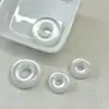 Resina de Doble Cara Cambia de Color Ojo de Gato Estrellado Donut para Cadena de Teléfono Móvil DIY Bolsas Colgantes Accesorios de Joyería Cuentas Creativas Hechas a Mano