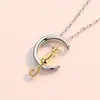 Collar de plata esterlina gato hembra elegante simple versátil sin sentido nicho diseño sentido cadena clavícula regalo de San Valentín cumpleaños