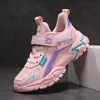 Zapatos para Niña Estilo Primavera y Otoño Niños Medianos y Grandes Zapatos de Malla Malla Transpirable Tejido Fly Zapatos Deportivos para Niña Pequeña Zapatos para Correr para Niños