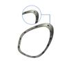 Para 2011-16 BMW MINI R60 farol galvanizado preto brilhante 51139801573 51139813823