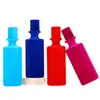 Botella de Perfume de Vidrio Flocado Botella Recargable Spray Continuo Botella de Spray de Vidrio Transparente 100ml Tapa de Perfume Flocada