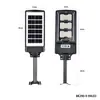 Nueva Lámpara de Calle Solar con Tres Modos, Sensor de Movimiento Corporal, Control Remoto Inteligente, Luz de Pared Integrada, Iluminación Impermeable para Exteriores