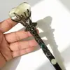 Cristal Amarillo Natural, Estrella de Agua Blanca, Luna, Varita Mágica de Palo de Rosa en Forma de Corazón, Varita de Hada, Accesorio de Regalo, Sándalo