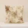 Nueva Funda de Almohada Floral Retro de Amazon Poliéster Versátil Cojín de Asiento para Interiores Decorativo para Sala de Estar Cojín de Sofá