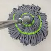 Mopa de Doble Uso Seco y Húmedo Manos Libres, Mopa Autoescurrible, Mopa Tradicional Grande para el Hogar, Mopa de Algodón, Mopa Absorbente